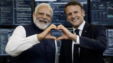 &lsquo;When Friends Connect, Innovation Follows&rsquo;: Emmanuel Macron Shares AI-Generated Heart Gesture Image With PM Narendra Modi (See Pic)