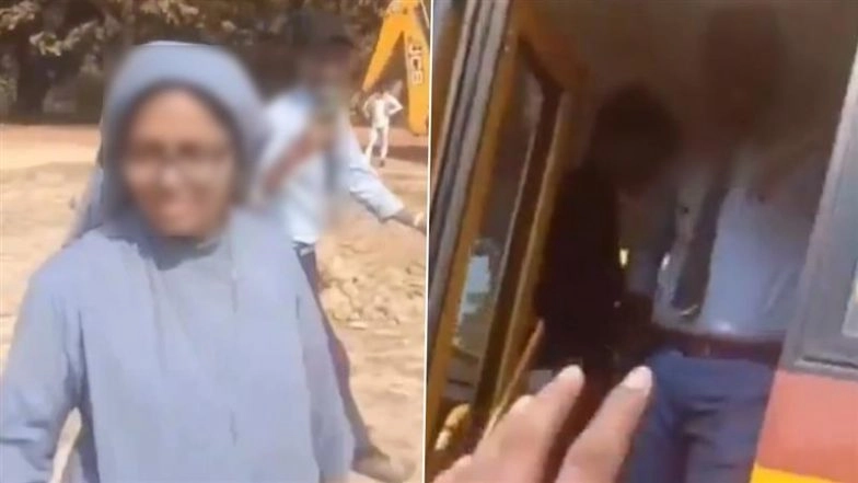 Students in Bihar Harass Nun in Viral Video: Boys Shamefully Make Po*n Star References