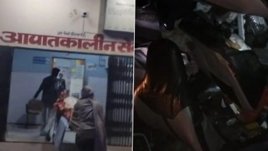 Chaksu Road Accident: 5 From Madhya Pradesh Killed After Car Rams Into Trailer on Kota&ndash;Jaipur Highway in Rajasthan (Watch Video)