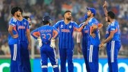India Beat Netherlands By 17 Runs in T20 World Cup 2026; Varun Chakaravarthy, Shivam Dube Shine As Men in Blue End Group Stage Undefeated