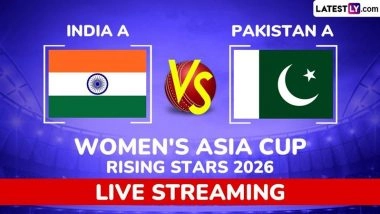 India A vs Pakistan A, Live Streaming and Free Telecast, Women's Asia Cup Rising Stars 2026