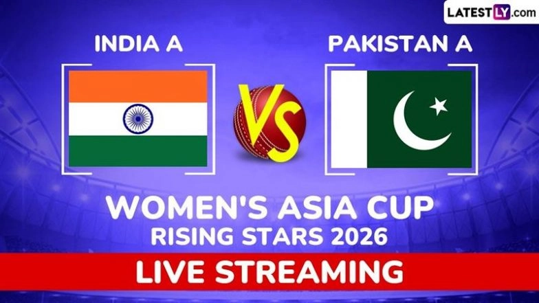 India A vs Pakistan A, Live Streaming and Free Telecast, Women's Asia Cup Rising Stars 2026