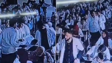 Kalaburagi Shocker: Student Thrashes Assistant Professor After Being Caught Cheating in Exam, Video Goes Viral