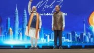 PM Modi in Malaysia: Prime Minister Narendra Modi Hails Record-Breaking Dance Performance During &lsquo;Selamat Datang Modiji&rsquo;, Spirit of Indian Community (See Pics)