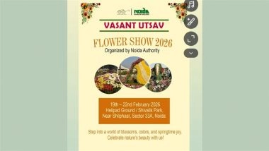 Noida Flower Show 2026: Dates, Venue, Timings and All You Need to Know About the Colourful Festival