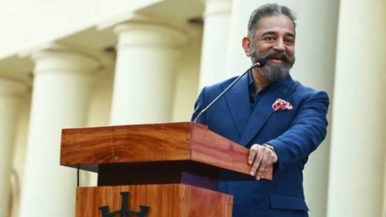 Kamal Haasan Censorship Joke: Actor Witty Reply During Gandhi Documentary Screening Amid Ongoing Row Over Vijay&rsquo;s &lsquo;Jana Nayagan&rsquo; (Watch Video)
