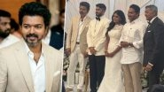 Amid &lsquo;Jana Nayagan&rsquo; Censor Row, Thalapathy Vijay Attends Wedding in Chennai; Actor&rsquo;s Photos and Videos Go Viral