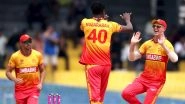 Zimbabwe Defeats Australia by 23 Runs in T20 World Cup 2026; Blessing Muzarabani, Brad Evans, and Brian Bennett Shine As ZIM Maintain Unbeaten Record in T20WC Against AUS