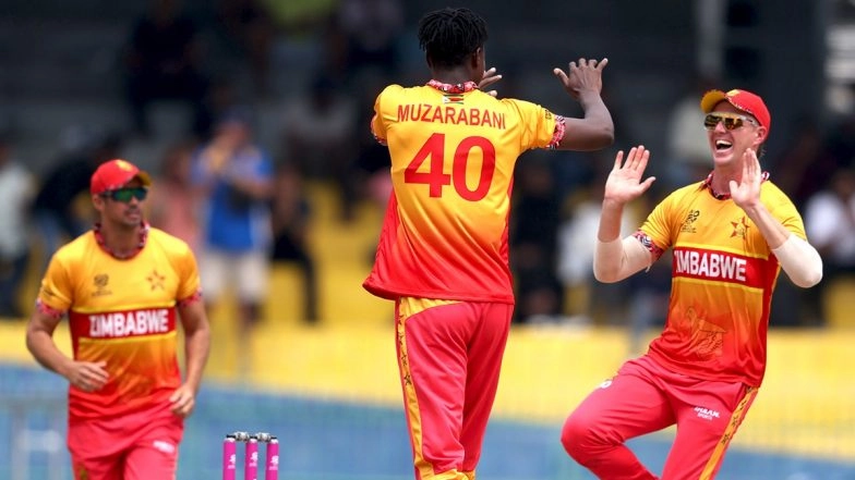 Zimbabwe Defeats Australia by 23 Runs in T20 World Cup 2026; Blessing Muzarabani, Brad Evans, and Brian Bennett Shine As ZIM Maintain Unbeaten Record in T20WC Against AUS
