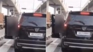Gurugram Shocker: Man Stops His Car, Urinates on Busy Road; Cops Respond As Video Goes Viral