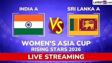 India A vs Sri Lanka A, Live Streaming and Free Telecast, Women's Asia Cup Rising Stars 2026