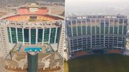 India's First 5-Star Hotel Integrated Cricket Stadium Named 'Radisson Blu Miraj Stadium' Unveiled (Watch Video)