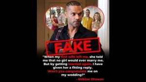 Fact Check: Did Shikhar Dhawan Claim his Ex-Wife Aesha Mukerji Said 'No Girl Would Marry' Him?