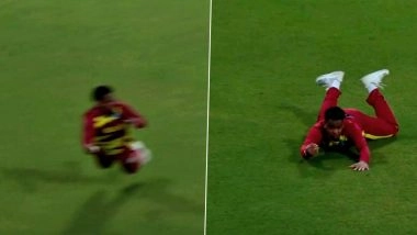 Shimron Hetmyer Pulls Off Stunning One-Handed Catch To Dismiss George Munsey During WI vs SCO T20 World Cup 2026 Match (Watch Video)
