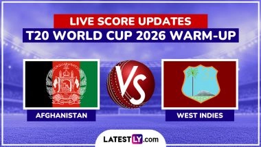 Afghanistan vs West Indies Live Score Updates, T20 World Cup 2026 Warm-up Match