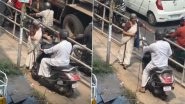 Kerala: 73-Year-Old Prabhavathi Amma Confronts Traffic Violator on Kozhikode Footpath, Honoured After Video Goes Viral