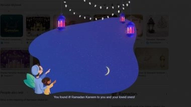 Ramadan Kareem 2026 Google Doodle: Search Engine Giant Launches Interactive &lsquo;Search Crescent Moon&rsquo; Game