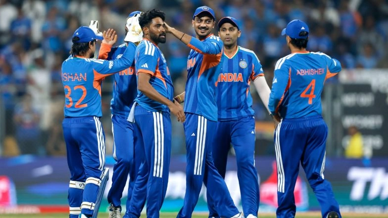 India Defeats USA by 29 Runs in T20 World Cup 2026; Suryakumar Yadav, Mohammed Siraj, and Bowlers Help Men in Blue Start Title Defence With Win