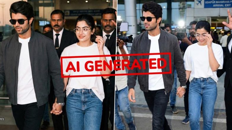 Fact Check: Are Rashmika Mandanna and Vijay Deverakonda Getting Married in Udaipur on February 2? Truth Behind Viral Airport Photos