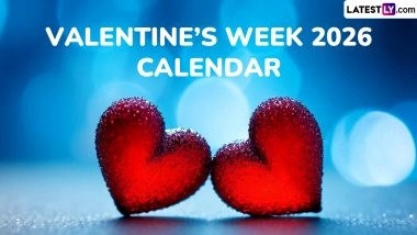 Valentine’s Week 2026 Calendar: List of Days From Rose Day to Valentine’s Day