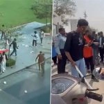 Indore: Bajrang Dal Storms Narsee Monjee College Valentine’s Day Event, Vandalises Venue; Video Surfaces