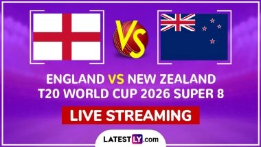 England vs New Zealand Live Streaming and Free Telecast, T20 World Cup 2026 Super 8 Match
