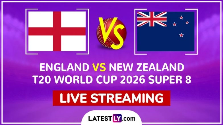 England vs New Zealand Live Streaming and Free Telecast, T20 World Cup 2026 Super 8 Match