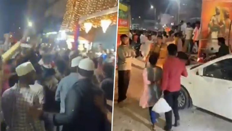 YouTuber Attacked by Mob for Filming Near Jama Masjid During Shivaji Maharaj Procession in Hyderabad’s Amberpet