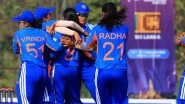 India A Lift Women&rsquo;s Asia Cup Rising Stars 2026 Title; Radha Yadav and Co Beat Bangladesh A by 46 Runs