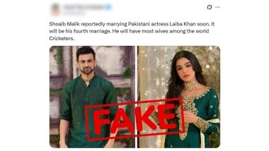 Shoaib Malik To Wed 4th Time, To Marry Pakistani Actress Laiba Khan? Here&rsquo;s Fact Check