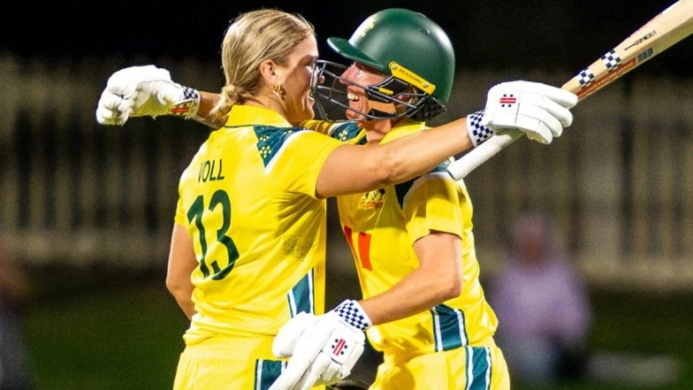 Australia Women Defeat India Women by 5 Wickets in 2nd ODI 2026; Georgia Voll, Phoebe Litchfield Shine As Hosts Gain 2–0 Unassailable Lead