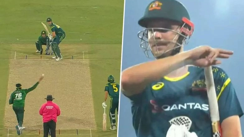 PAK vs AUS: Cameron Green's 'Chucking' Gesture Ignites Debate Over Pakistan Bowler Usman Tariq's Action