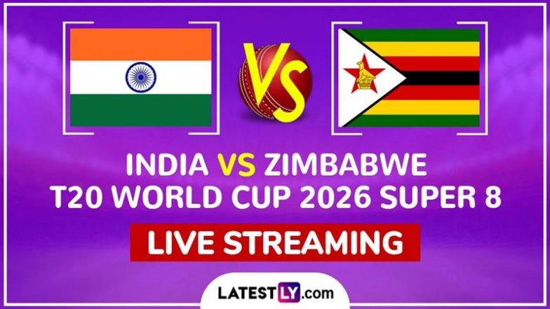India vs Zimbabwe Live Streaming and Free Telecast, T20 World Cup 2026 Super 8 Match