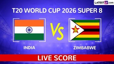 India vs Zimbabwe Live Score Updates, T20 World Cup 2026 Super 8 Match