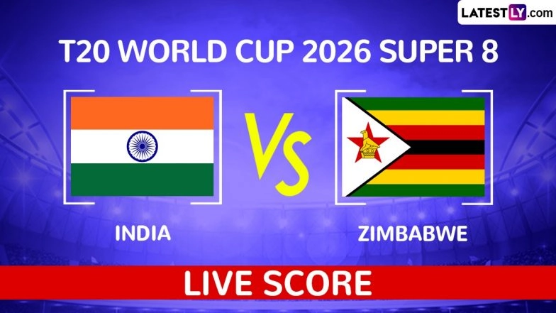 India vs Zimbabwe Live Score Updates, T20 World Cup 2026 Super 8 Match