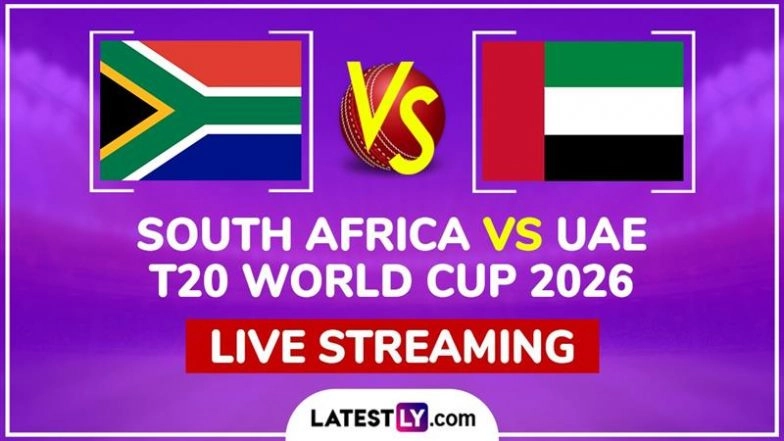 South Africa vs UAE Live Streaming and Free Telecast, T20 World Cup 2026 Match 34