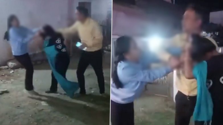 Rewa: Cardiologist KD Singh Caught With Woman Friend, Dentist Wife Creates High Drama on Road; Video Goes Viral
