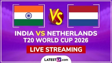 India vs Netherlands Live Streaming Online and Free Telecast, T20 World Cup 2026 Match 36