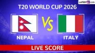 Nepal vs Italy Live Score Updates, T20 World Cup 2026 Match 17