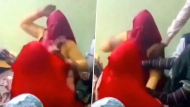 Hamirpur Wedding Drama: Groom’s Mother Slaps Bride in Viral Video After She Refuses ‘Suhagraat’, Marriage Ends in Hours