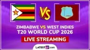 Zimbabwe vs West Indies Live Streaming and Free Telecast, T20 World Cup 2026 Super 8 Match