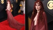 Grammys 2026: Chappell Roan Pushes Red Carpet Boundaries at Grammys Awards With Sheer Mugler Look (View Post)
