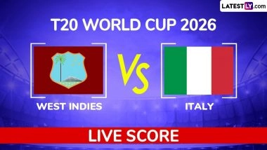 West Indies National Cricket Team vs Italy National Cricket Team Scorecard, T20 World Cup 2026