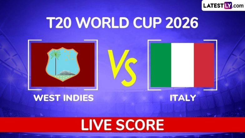 West Indies National Cricket Team vs Italy National Cricket Team Scorecard, T20 World Cup 2026