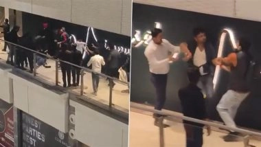 Noida Mall Brawl: Bouncers Thrash Men Over Dancing Outside Bar at Gardens Galleria Mall, 7 Arrested as Video Goes Viral