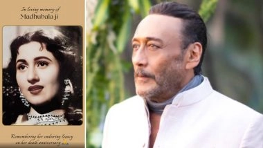 Madhubala Death Anniversary 2026: Jackie Shroff Pays Heartfelt Tribute, Remembers Legendary Actress’ Enduring Legacy (See Post)