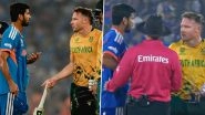 Washington Sundar and David Miller Confront Each Other in Drinks Break During IND vs SA T20 World Cup 2026 Super 8 Match Washington Sundar and David Miller Confront Each Other in Drinks Break During IND vs SA T20 World Cup 2026 Super 8 Match