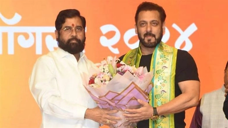 Salman Khan’s RSS Event Visit: Eknath Shinde Defends Actor, Urges Leaders Not To Politicise His Presence (Watch Video)