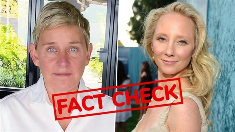 Did Ellen DeGeneres Eat Her First Girlfriend Anne Heche? Fact Check on Bizarre Cannibalism 'Epstein Files' Claim