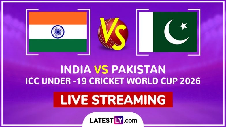 India vs Pakistan Live Streaming Online, ICC Under-19 Cricket World Cup 2026: How To Watch IND U19 vs PAK U19 Cricket Match Live Telecast on TV